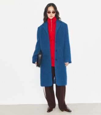 Abrigo de lana oversize