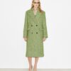 Abrigo oversize de sarga Abrigo oversize de sarga
