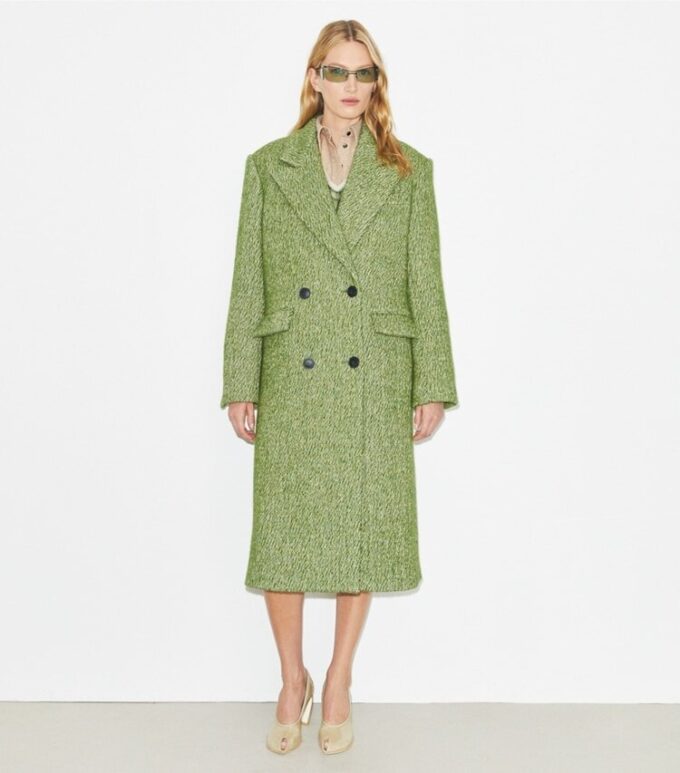 Abrigo oversize de sarga Abrigo oversize de sarga