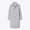 Abrigo reversible de lana jacquard con T Monogram Abrigo reversible de lana jacquard con T Monogram