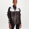 Anorak de algodón con revestimiento de charol Anorak de algodón con revestimiento de charol