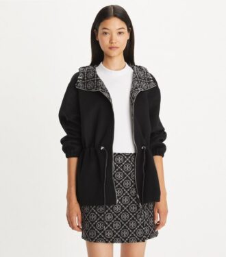 Anorak reversible de jacquard con T Monogram