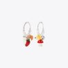 Aretes de aro con charms Curiosity Aretes de aro con charms Curiosity
