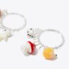 Aretes de aro con charms Curiosity Aretes de aro con charms Curiosity