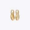 Aretes de aro con pavé perforado Aretes de aro con pavé perforado