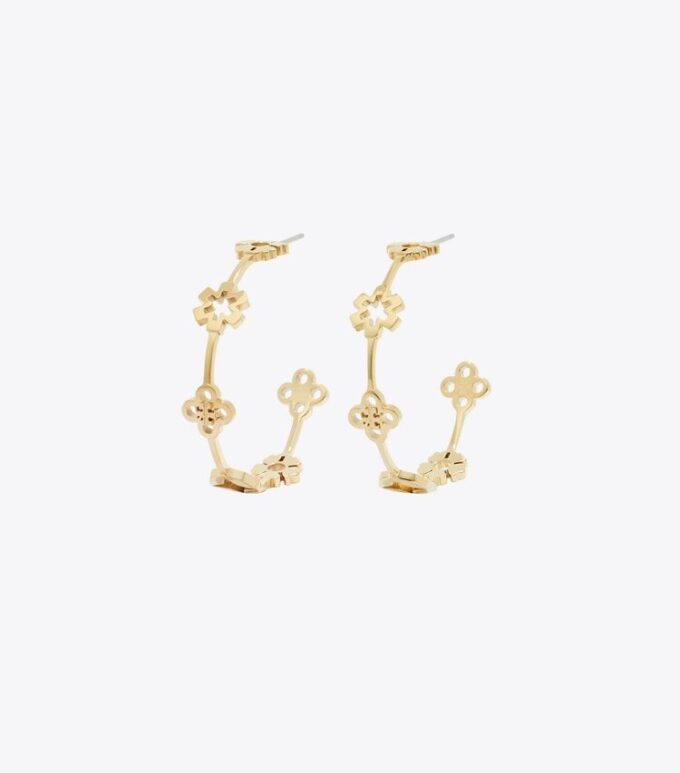 Aretes de aro Forget Me Not Aretes de aro Forget Me Not