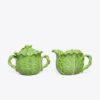 Azucarero y lechera con tapa Lettuce Ware Azucarero y lechera con tapa Lettuce Ware