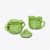 Azucarero y lechera con tapa Lettuce Ware Azucarero y lechera con tapa Lettuce Ware