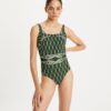 Bañador sin tirantes estampado Bañador sin tirantes estampado