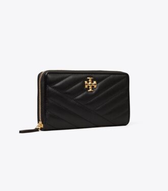 Billetera continental con cremallera Kira Chevron Billetera continental con cremallera Kira Chevron