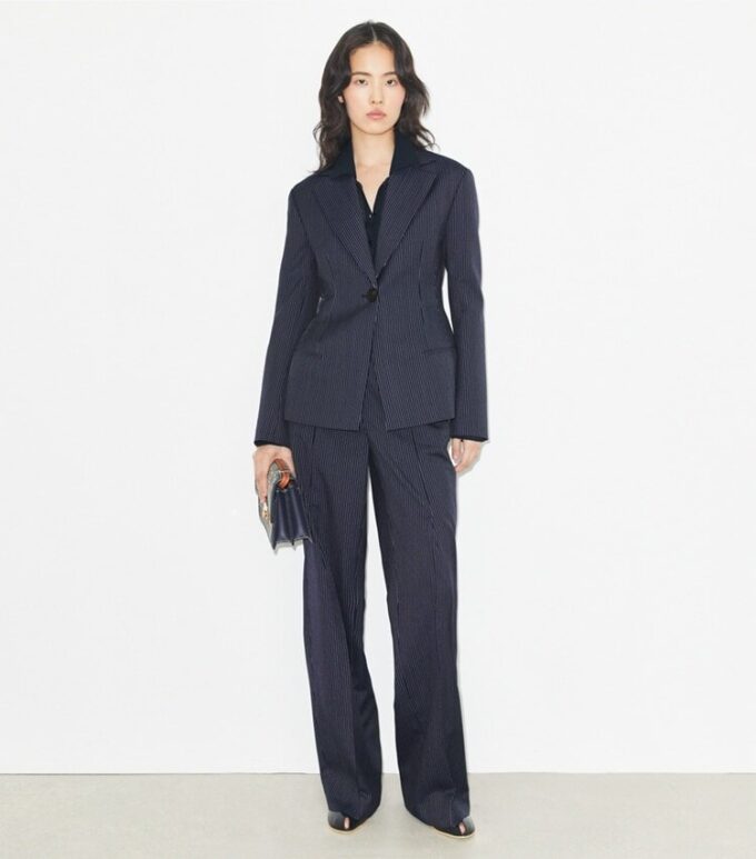Blazer de crepé