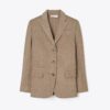 Blazer de lana de doble cara Blazer de lana de doble cara