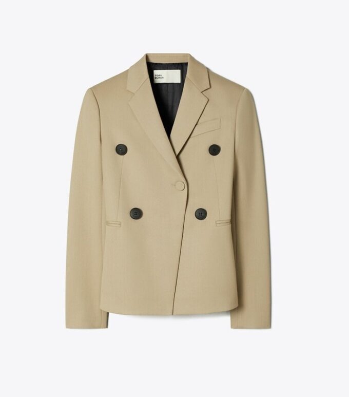 Blazer de mezcla de lana Blazer de mezcla de lana