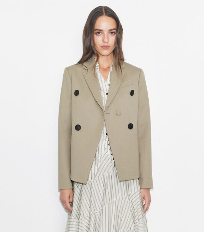 Blazer de mezcla de lana Blazer de mezcla de lana