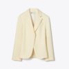 Blazer de sarga entallado Blazer de sarga entallado