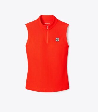 Blusa con cremallera de poliéster