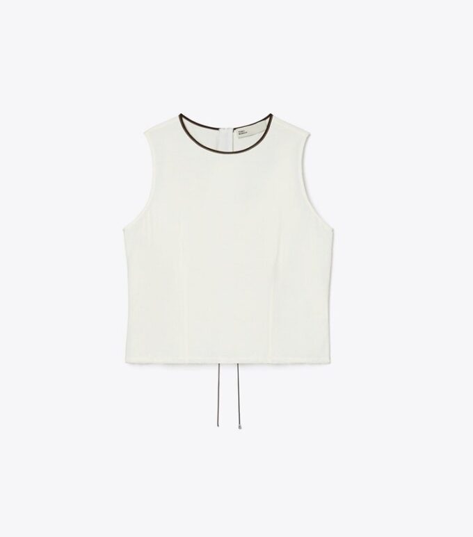 Blusa de viscosa y lino Blusa de viscosa y lino