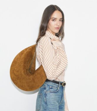 Bolso Balloon de ante con T Monogram