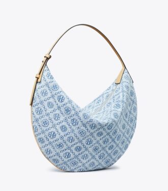Bolso Balloon de denim con T Monogram