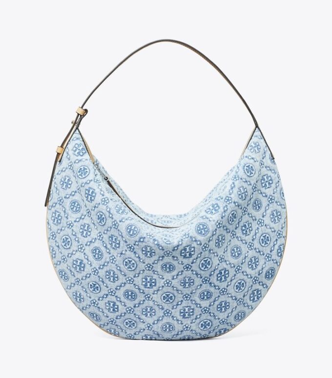 Bolso Balloon de denim con T Monogram