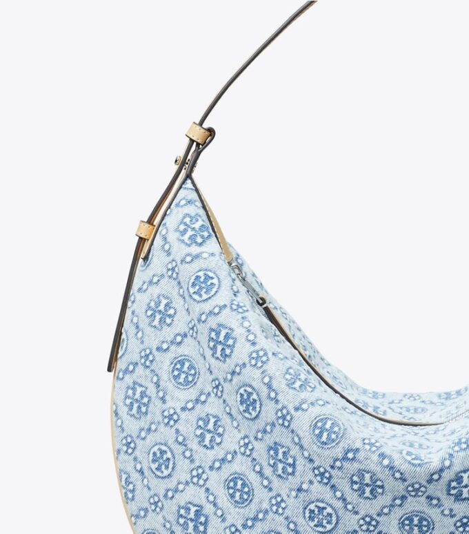 Bolso Balloon de denim con T Monogram