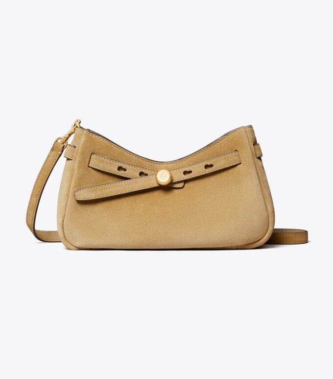 Bolso bandolera con cremallera Romy Suede Bolso bandolera con cremallera Romy Suede