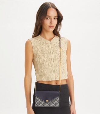 Bolso bandolera con T Monogram