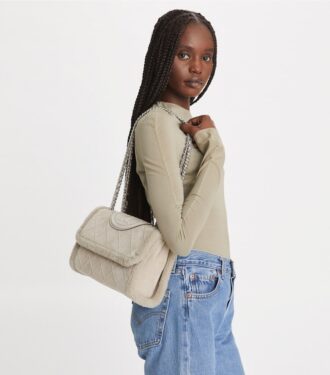 Bolso bandolera convertible Fleming Soft Shearling