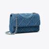 Bolso bandolera convertible Small Fleming Soft Denim