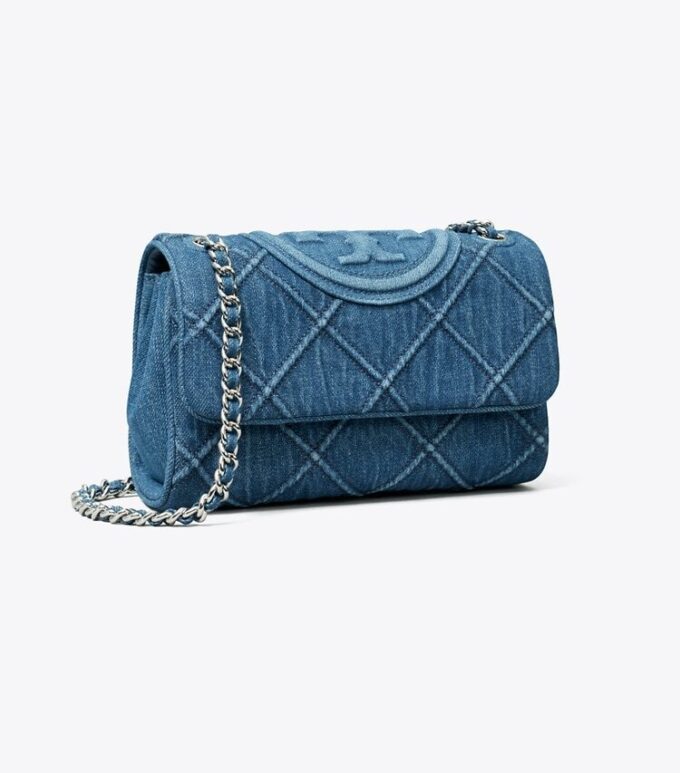 Bolso bandolera convertible Small Fleming Soft Denim