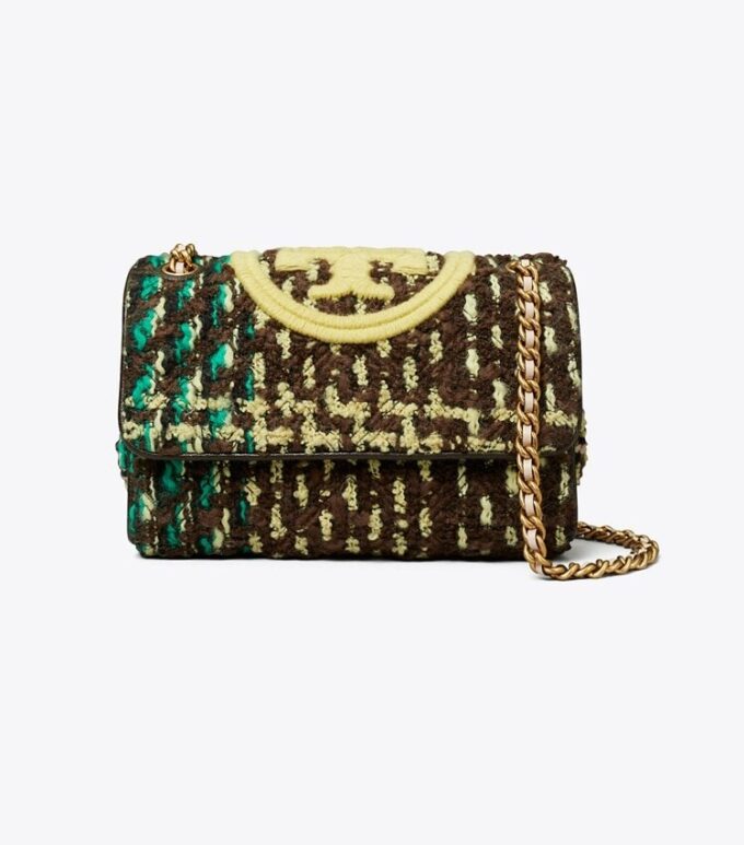 Bolso bandolera convertible Small Fleming Soft Tweed