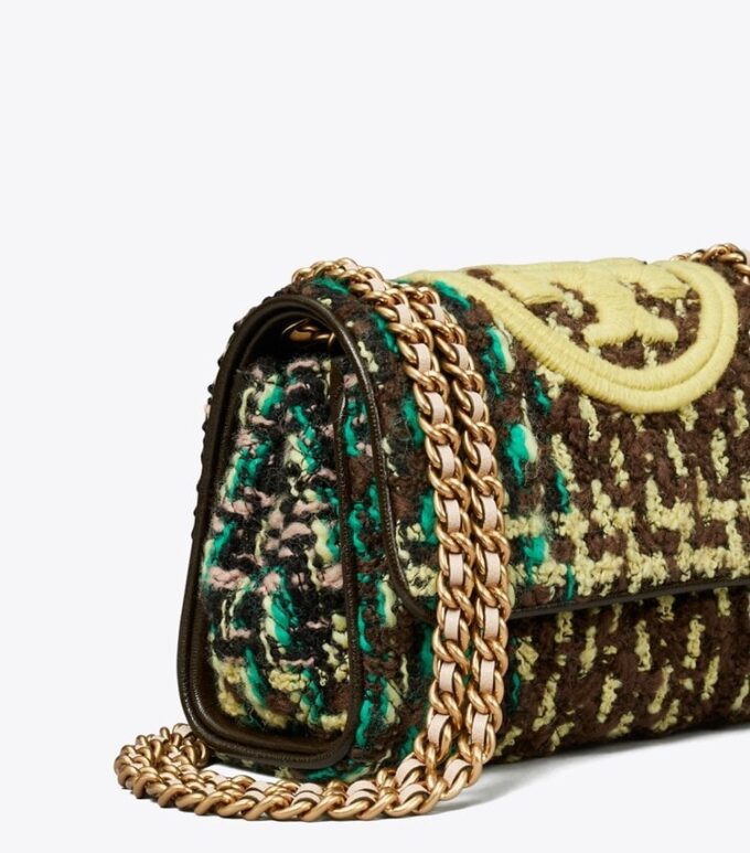 Bolso bandolera convertible Small Fleming Soft Tweed