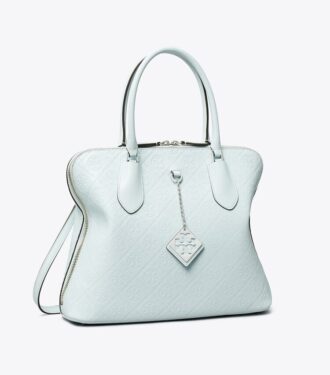Bolso bandolera de piel T Monogram