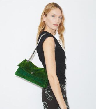 Bolso bandolera Kira Turnlock Flocked
