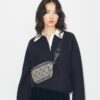Bolso bandolera mini con T Monogram Bolso bandolera mini con T Monogram