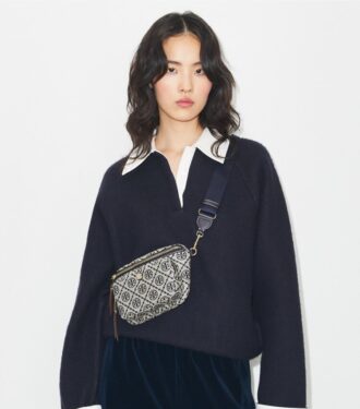 Bolso bandolera mini con T Monogram