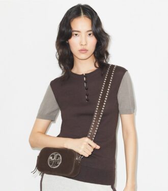 Bolso bandolera Mini Miller de ante