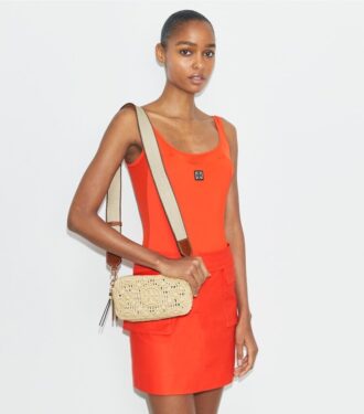 Bolso bandolera Mini Miller de rafia