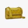 Bolso bandolera pequeño convertible con pliegues patentados Fleming
