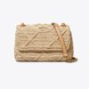Bolso bandolera pequeño convertible Fleming de paja suave Bolso bandolera pequeño convertible Fleming de paja suave