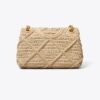 Bolso bandolera pequeño convertible Fleming de paja suave Bolso bandolera pequeño convertible Fleming de paja suave