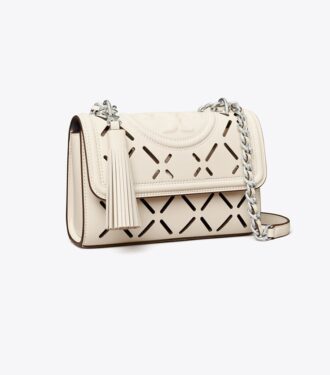 Bolso bandolera pequeño convertible Fleming Diamond Perforated