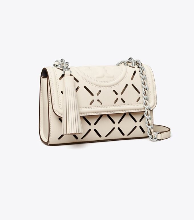Bolso bandolera pequeño convertible Fleming Diamond Perforated