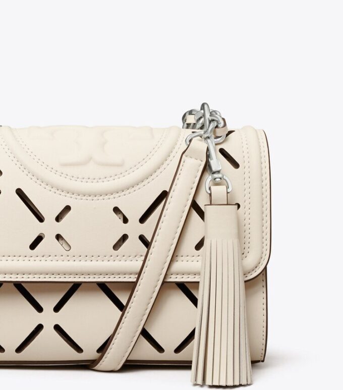 Bolso bandolera pequeño convertible Fleming Diamond Perforated