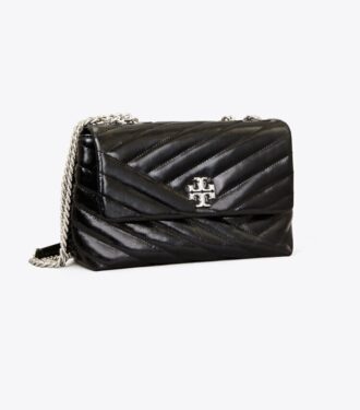 Bolso bandolera pequeño convertible Kira Chevron con textura