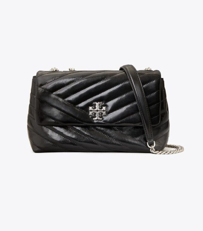Bolso bandolera pequeño convertible Kira Chevron con textura Bolso bandolera pequeño convertible Kira Chevron con textura
