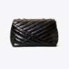Bolso bandolera pequeño convertible Kira Chevron con textura Bolso bandolera pequeño convertible Kira Chevron con textura