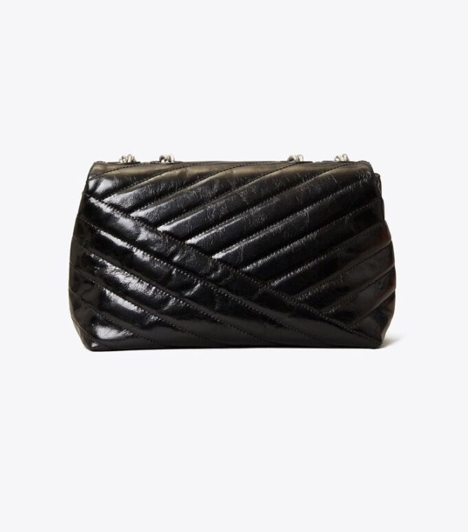 Bolso bandolera pequeño convertible Kira Chevron con textura Bolso bandolera pequeño convertible Kira Chevron con textura