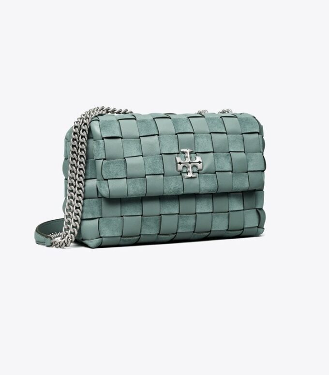 Bolso bandolera pequeño convertible Kira Chevron Woven