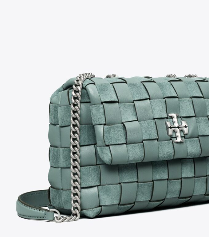 Bolso bandolera pequeño convertible Kira Chevron Woven